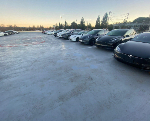 Tesla Parking Structure